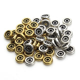 100pc Antique 8MM Round Metal Spacer Beads for DIY Bracelets