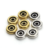 100pc Antique 8MM Round Metal Spacer Beads for DIY Bracelets