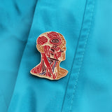 Medical Red Enamel Pin Nurse Student Jewelry