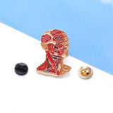 Medical Red Enamel Pin Nurse Student Jewelry