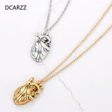 Heart Pendant Necklace Medical Gift Women Choker Initial Anatom...