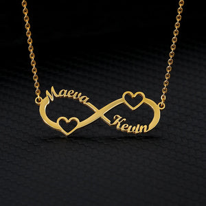 Personalized Heart Butterfly Unicorn Name Necklace