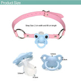 DDLG ABDL Choker Gag Pacifier Plus Size Dummy ddlg Abdl Pacifier Gag Choker