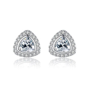Micro Cubic Zircon Star Hoop Earrings