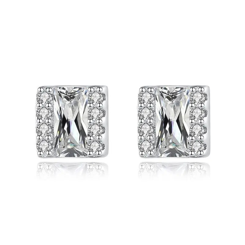 Micro Cubic Zircon Star Hoop Earrings