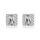 Micro Cubic Zircon Star Hoop Earrings