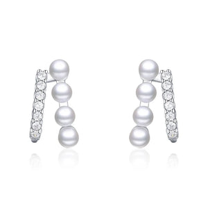 Snowflake Crystal Earrings Zircon Jewelry Earrings