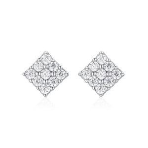 Snowflake Crystal Earrings Zircon Jewelry Earrings