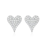 Pink Square Crystal Drop Earrings Cubic Zirconia Bridal Jewelry