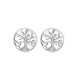 DE3 Rabbit Crystal Stud Earrings for Women Strawberry Cat Moon Cloud Leaf Pear