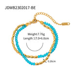 DEAR-LIFE Titanium Steel Necklace - Niche Beaded Jewelry