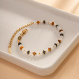 DEAR-LIFE Titanium Steel Bracelet Natural Stone Geometric Women's Jewelry