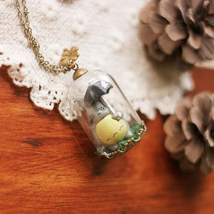 Japanese Retro Chinchilla Necklace Pendant Jewelry