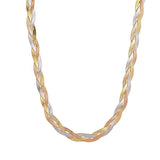 Titanium Steel Collision Necklace w/ Snake Bone Chain