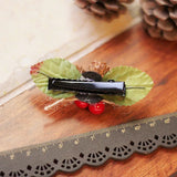 Red Berries Hairpin Wedding Accessory Retro Style