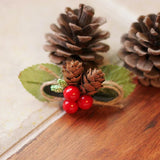 Red Berries Hairpin Wedding Accessory Retro Style