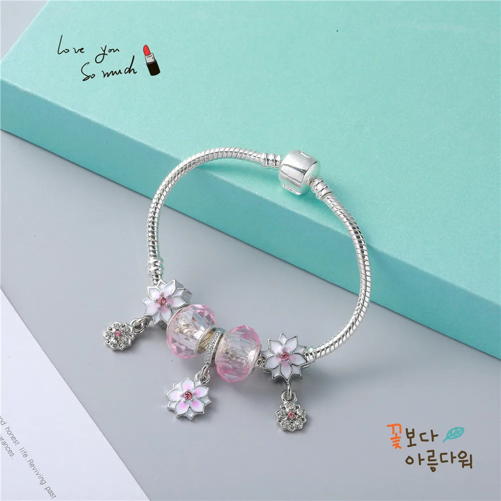 DGW Crystal Beads Bracelet Women's Fine Jewelry