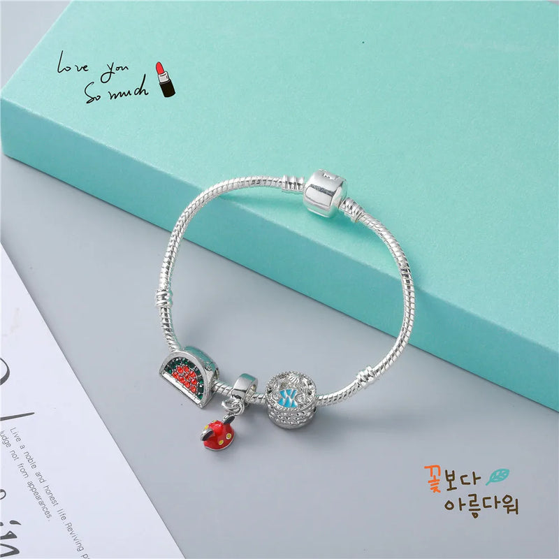 DGW Crystal Beads Bracelet Women's Fine Jewelry
