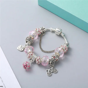 DGW Crystal Beads Bracelet Women's Fine Jewelry