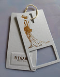 DHYB clothing hang tag customized tags bags