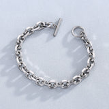 Smooth Chain Bracelets Women Stainless Steel Hiphop Jewelry