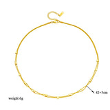 316L SS 2-In-1 Small Cube Chains Necklace Silver Girls Choker Party Jewelry