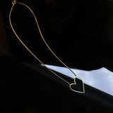 316L Stainless Steel Gothic Woman Clavicle Chain Necklace