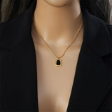 316L Stainless Steel Geometric Jewelry Set for Women