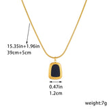 316L Stainless Steel Geometric Jewelry Set for Women