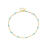 316L Stainless Steel Beads Necklace For Women Clavicle Chain