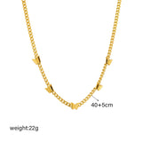 316L Stainless Steel Butterfly Choker Necklace For Women Girl