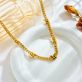 316L Stainless Steel Butterfly Choker Necklace For Women Girl