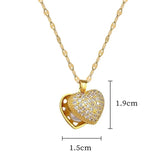 Heart Pearl Pendant Necklace for Women Choker Jewelry