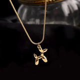 316L Stainless Steel Balloon Dog Pendant Necklace