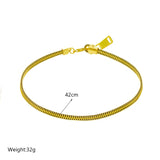 Exaggerated 316L Stainless Steel Zipper Choker Necklace