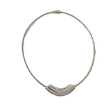 Stainless Steel Arc Chokers Necklace For Women Girl Holiday Gift