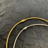 Stainless Steel Arc Chokers Necklace For Women Girl Holiday Gift