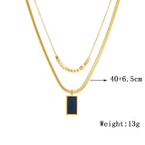Geometric Cross Eyes Pendant Necklace For Women Girl Neck Chain Jewelry