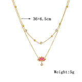 Geometric Cross Eyes Pendant Necklace For Women Girl Neck Chain Jewelry