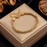 316L Stainless Steel Heart Butterfly Bracelet