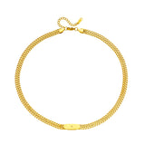 316L Stainless Steel Thick Chains Necklace For Women Punk Girls