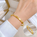 316L Stainless Steel Silver Eyes Bracelet For Women