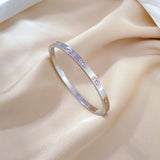 316L Stainless Steel Silver Eyes Bracelet For Women