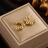 316L Stainless Steel Heart Lock Hoop Earrings For Women Girls