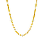 316L Stainless Steel Heart Choker Necklace for Women
