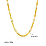 316L Stainless Steel Heart Choker Necklace for Women