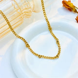 316L Stainless Steel Heart Choker Necklace for Women