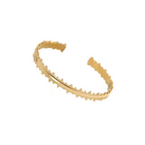 316L Stainless Steel C-Shaped Bangle for Women - Non-fading Jewelry Gift
