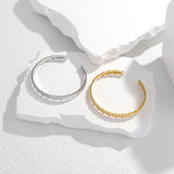 316L Stainless Steel C-Shaped Bangle for Women - Non-fading Jewelry Gift