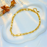Stylish Stainless Steel 2in1 Chains Necklace For Women